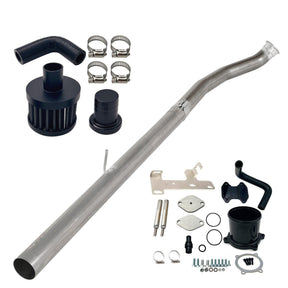 TruckTok 2010-2012 6.7L Ram Cummins 4" DPF Delete Pipe & EGR cooler Delete Kit TruckTok