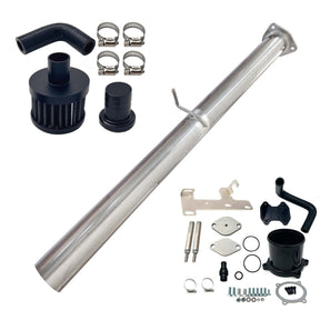 TruckTok 2010-2012 6.7L Ram Cummins 4" DPF Race Pipe & EGR Cooler Throttle Delete Kit TruckTok