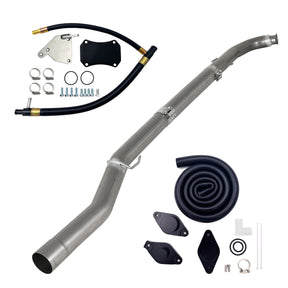 TruckTok 2011-2015 6.6L Duramax LML 4" DPF & CAT delete pipe & CCV Reroute EGR Delete Kit TruckTok