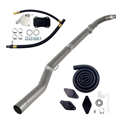 TruckTok 2011-2015 6.6L Duramax LML 4" DPF & CAT delete pipe & CCV Reroute EGR Delete Kit TruckTok