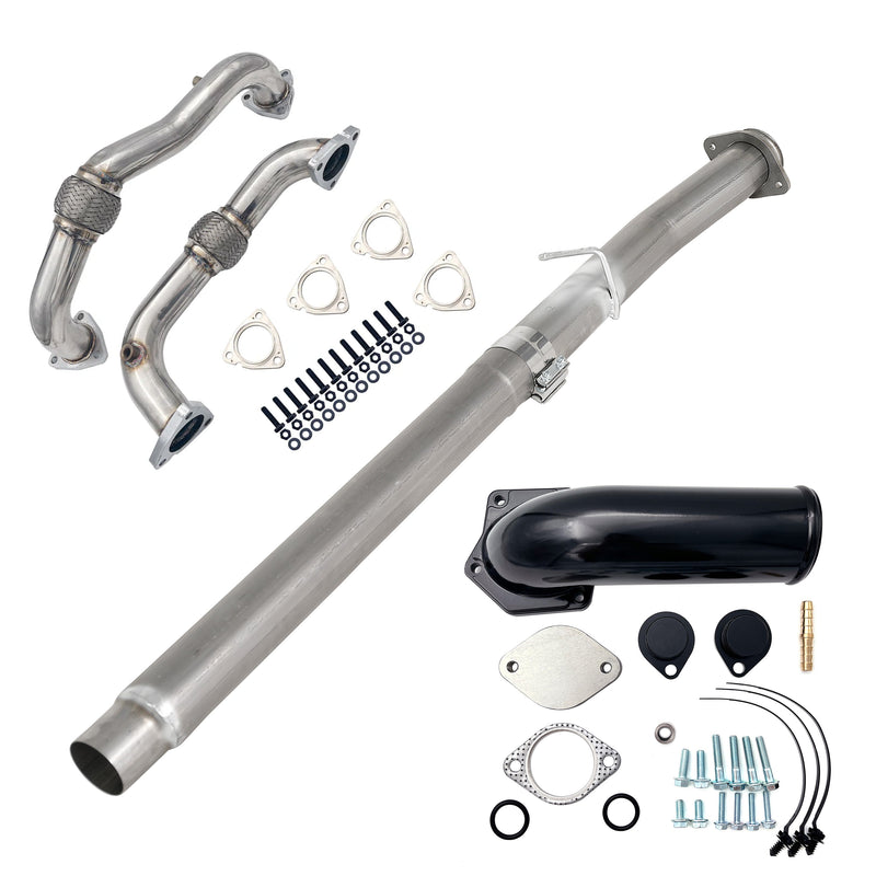 TruckTok 2008-2010 6.4L Ford Powerstroke 4" Cat & DPF Delete Pipe & EGR Delete Kit