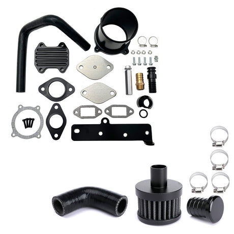 TruckTok 2013-2018 6.7L Ram 4" DPF delete Pipe & CCV & EGR delete kit TruckTok