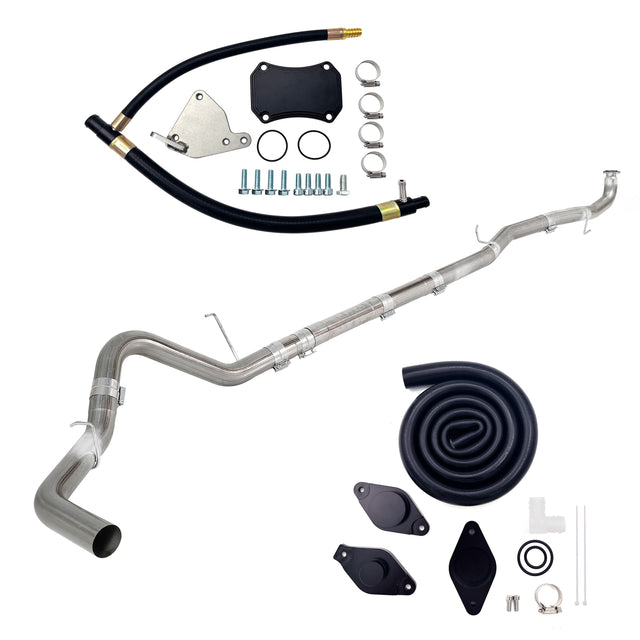 Trucktok 2015.5-2016 6.6L Duramax LML 4" DP-Back DPF delete Pipe & EGR/CCV Delete Kit TruckTok