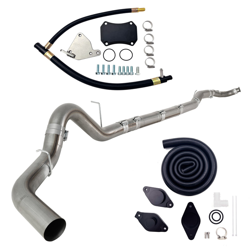 Trucktok 2011-2015 6.6L Duramax LML 5" DP-Back DPF delete Pipe & EGR Cooler Delete Kit