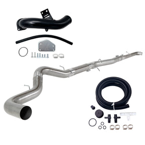 2004-2005 6.6L Duramax LLY 5" DP-Back DPF Race Pipe & EGR cooler Delete Kit TruckTok