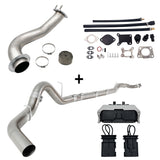 TruckTok 2020-2023 6.6L Duramax L5P 5" DPF Delete pipe & 3.5" Downpipe w/EGR Delete kit TruckTok