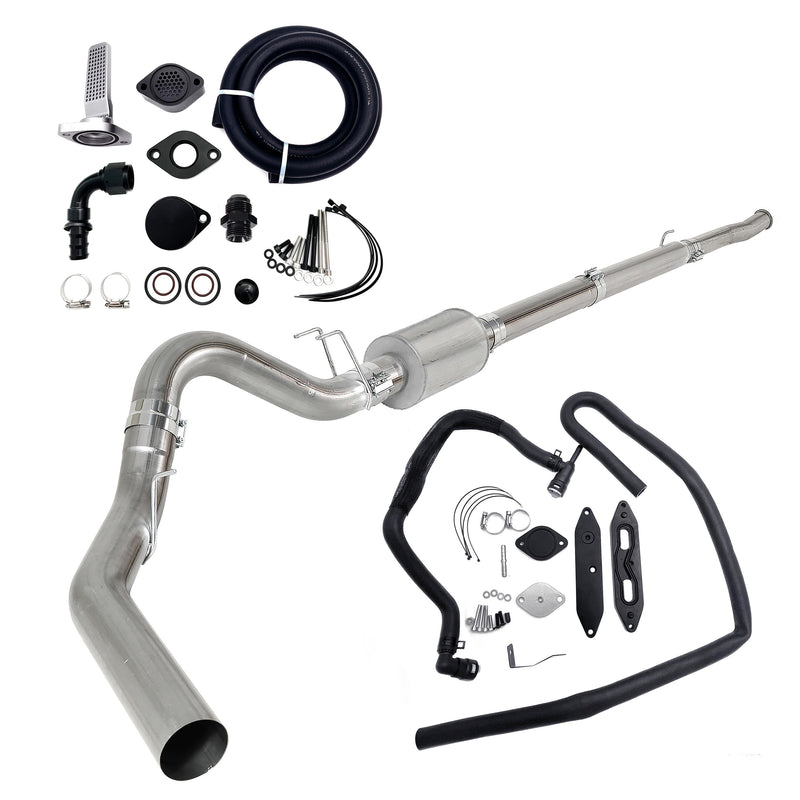 TruckTok 2011-2019 6.7L Powerstroke 5" DP-Back & CCV Reroute EGR Delete Kit