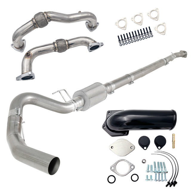 TruckTok 2008-2010 6.4L Ford Powerstroke 5" Dp-Back DPF Delete Pipe & EGR Delete Kit TruckTok