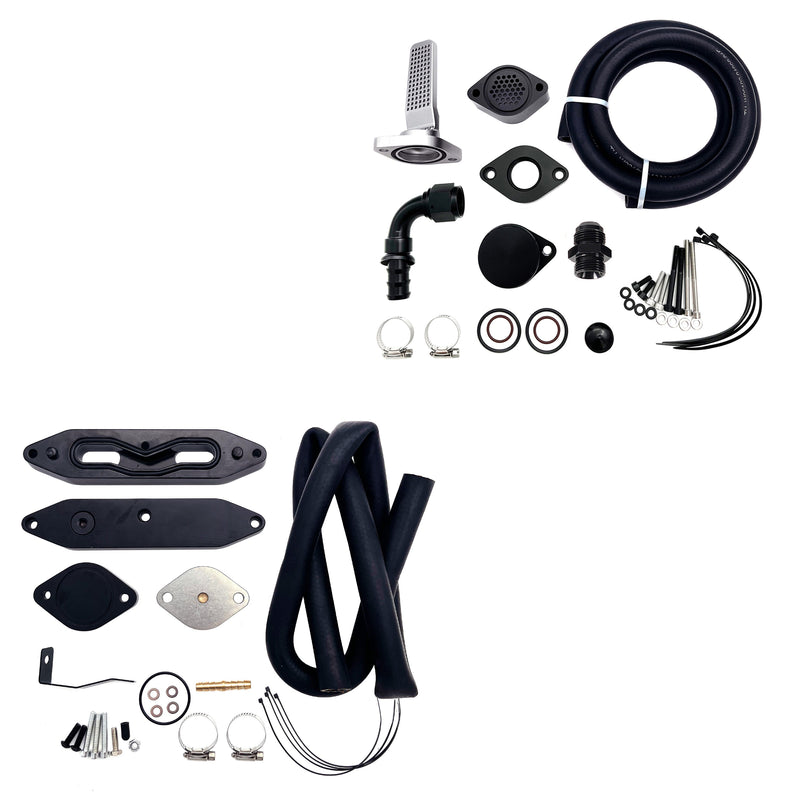 TruckTok 2011-2023 6.7L Ford Powerstroke CCV Reroute Ventilation EGR Delete Kit