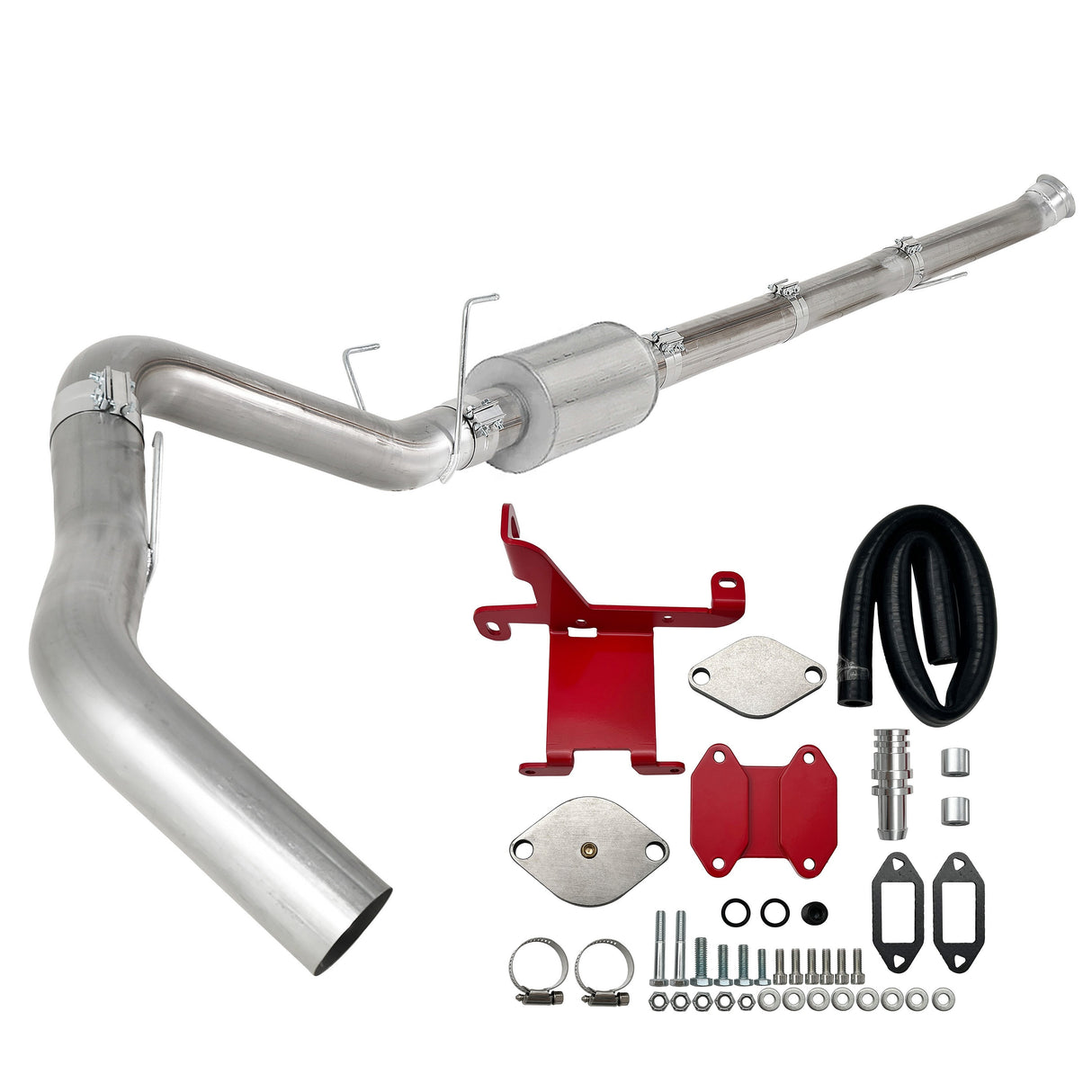 TruckTok 2019-2024 6.7L Ram 4"/5" DPF Delete Dp-Back pipe & EGR Delete Kit TruckTok