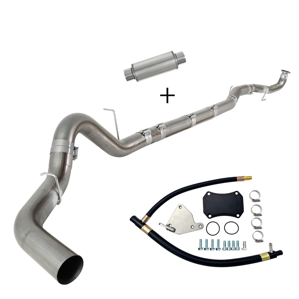 TruckTok 2011-2016 6.6L Duramax LML 4"/5" DP-Back DPF/EGR Delete kit TruckTok