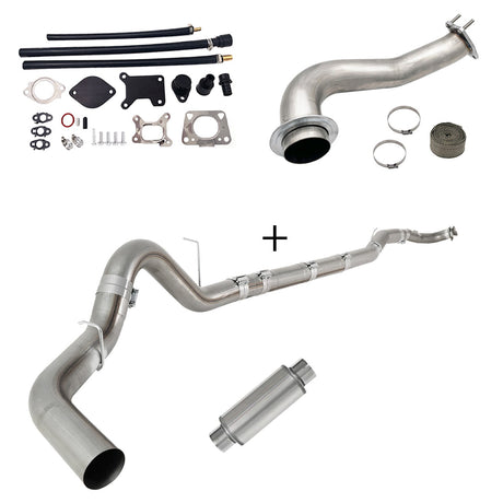 TruckTok 2017-2023 6.6L Duramax L5P DPF/CCV/EGR Delete & Downpipe w/Can Bus kit TruckTok