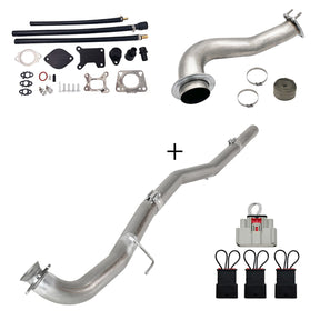 TruckTok 2017-2023 6.6L Duramax L5P DPF/CCV/EGR Delete & Downpipe w/Can Bus kit TruckTok