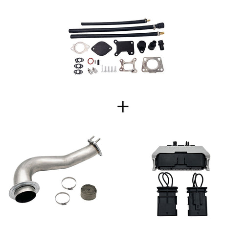 TruckTok 2017-2023 6.6L Duramax L5P DPF/CCV/EGR Delete & Downpipe w/Can Bus kit TruckTok