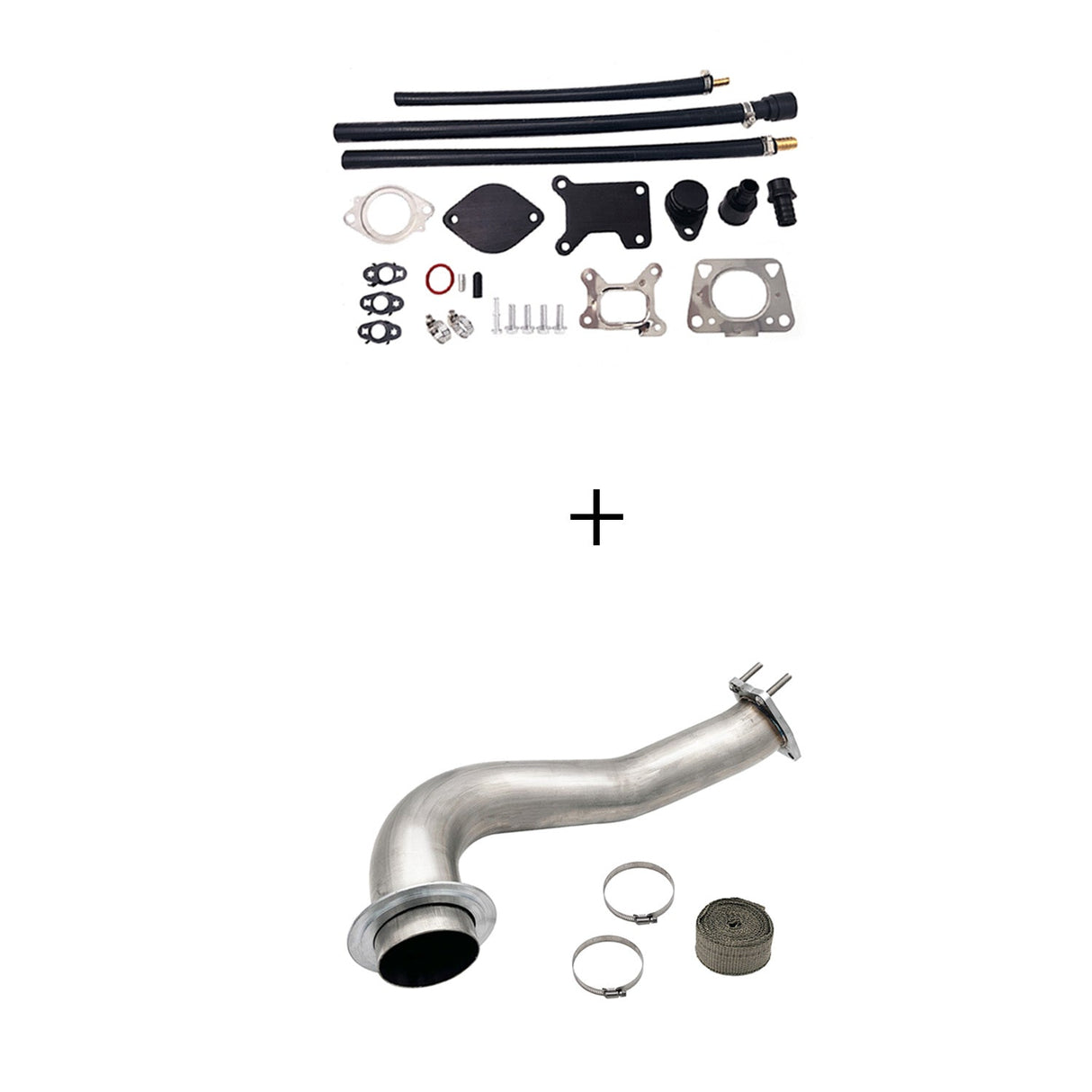 TruckTok 2017-2023 6.6L Duramax L5P DPF/CCV/EGR Delete & Downpipe w/Can Bus kit TruckTok