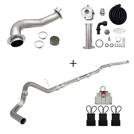 TruckTok 2017-2023 6.6L Duramax L5P DPF/CCV/EGR Delete & Downpipe w/Can Bus kit TruckTok