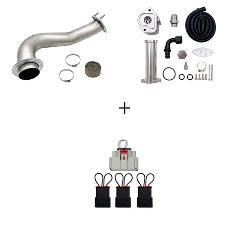 TruckTok 2017-2023 6.6L Duramax L5P DPF/CCV/EGR Delete & Downpipe w/Can Bus kit TruckTok