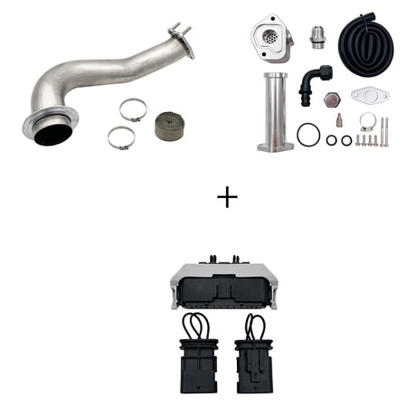 TruckTok 2017-2023 6.6L Duramax L5P DPF/CCV/EGR Delete & Downpipe w/Can Bus kit TruckTok