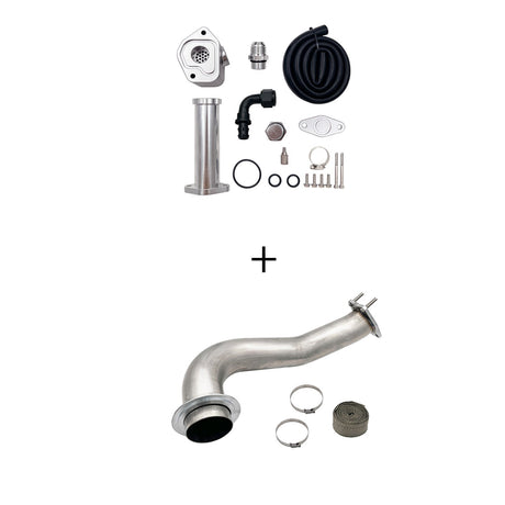 TruckTok 2017-2023 6.6L Duramax L5P DPF/CCV/EGR Delete & Downpipe w/Can Bus kit TruckTok
