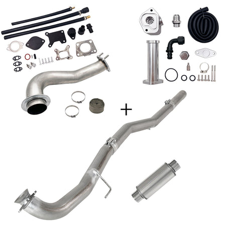 TruckTok 2017-2023 6.6L Duramax L5P DPF/CCV/EGR Delete & Downpipe w/Can Bus kit TruckTok