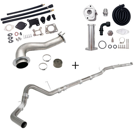 TruckTok 2017-2023 6.6L Duramax L5P DPF/CCV/EGR Delete & Downpipe w/Can Bus kit TruckTok