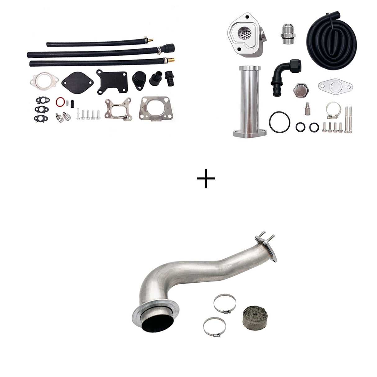 TruckTok 2017-2023 6.6L Duramax L5P DPF/CCV/EGR Delete & Downpipe w/Can Bus kit TruckTok