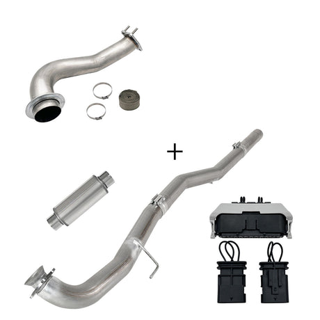 TruckTok 2017-2023 6.6L Duramax L5P DPF/CCV/EGR Delete & Downpipe w/Can Bus kit TruckTok