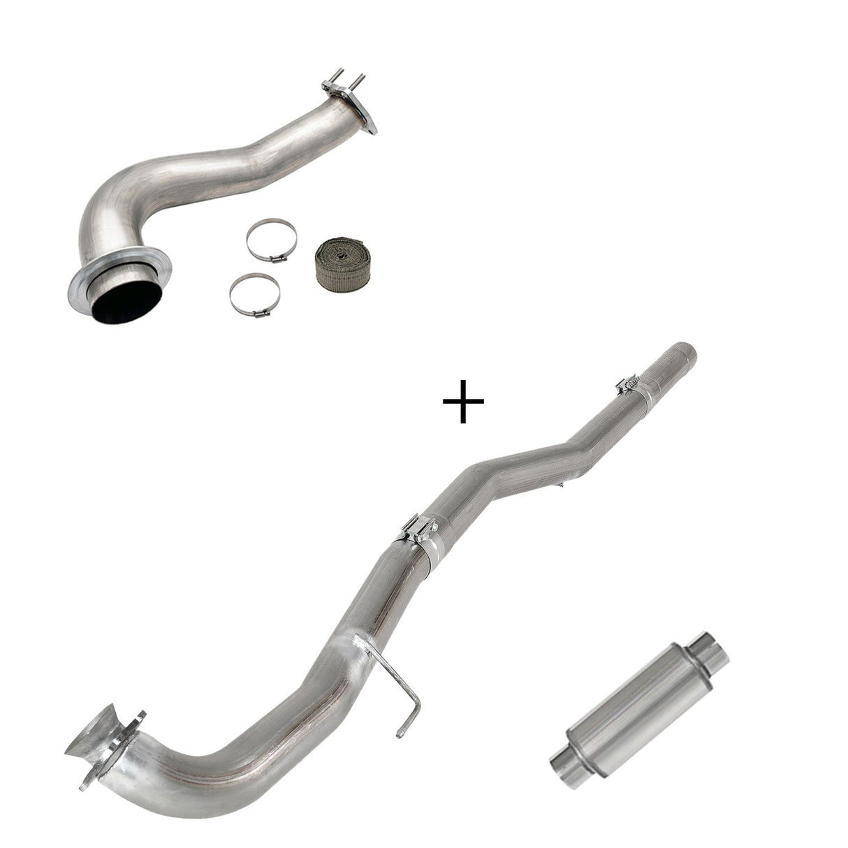 TruckTok 2017-2023 6.6L Duramax L5P DPF/CCV/EGR Delete & Downpipe w/Can Bus kit TruckTok