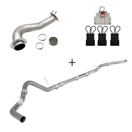 TruckTok 2017-2023 6.6L Duramax L5P DPF/CCV/EGR Delete & Downpipe w/Can Bus kit TruckTok
