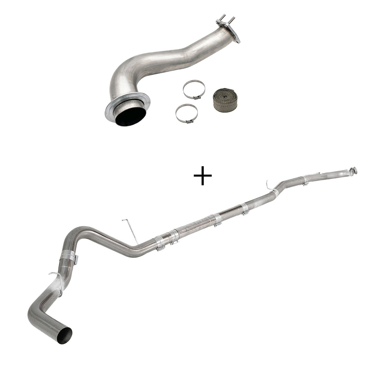 TruckTok 2017-2023 6.6L Duramax L5P DPF/CCV/EGR Delete & Downpipe w/Can Bus kit TruckTok
