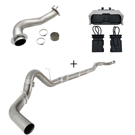 TruckTok 2017-2023 6.6L Duramax L5P DPF/CCV/EGR Delete & Downpipe w/Can Bus kit TruckTok