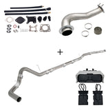 TruckTok 2017-2023 6.6L Duramax L5P DPF/CCV/EGR Delete & Downpipe w/Can Bus kit TruckTok