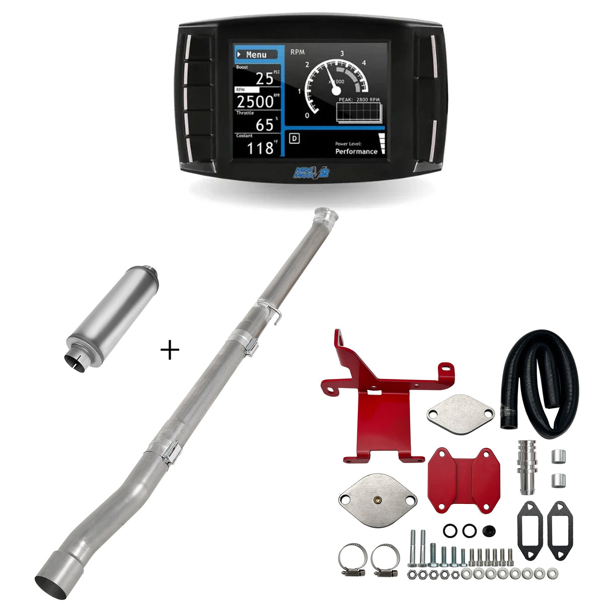 Trucktok 2019-2021 6.7L Ram 4"/5" DPF/EGR/DEF Delete All-in-one kit TruckTok