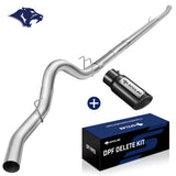 4"/5" 2011-2024 Ford 6.7 Powerstroke DPF Delete Race Pipe w/Muffler Exhaust | SPELAB