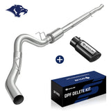 4"/5" 2011-2024 Ford 6.7 Powerstroke DPF Delete Race Pipe w/Muffler Exhaust | SPELAB