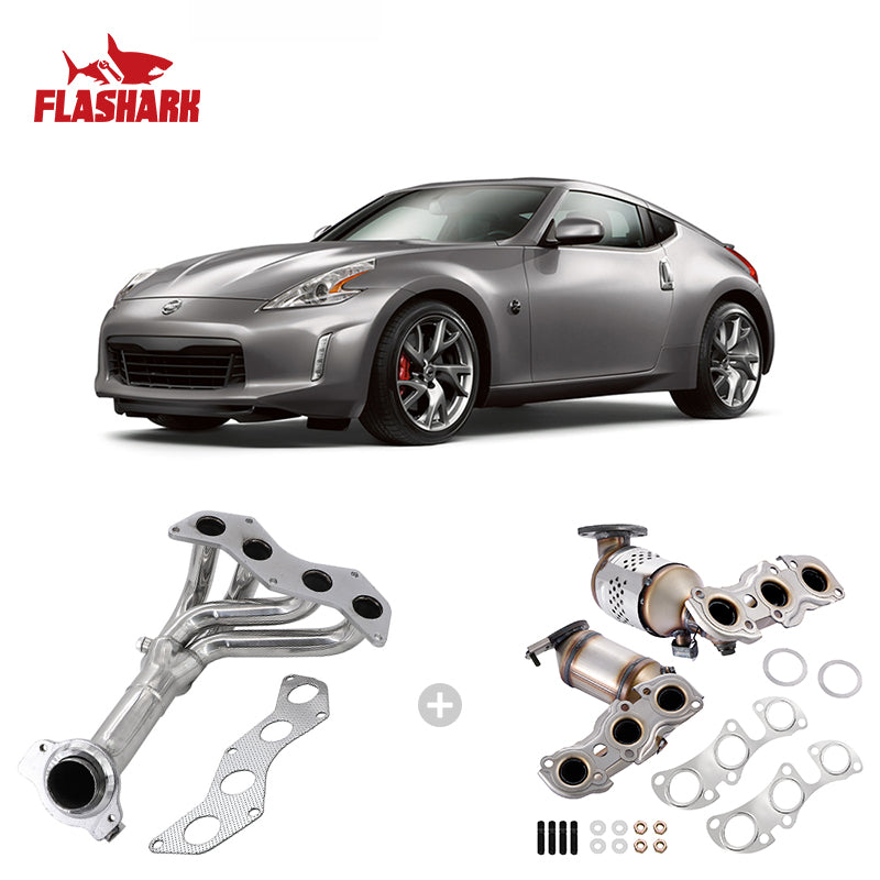 Front Exhaust Manifold Catalytic Converter For 2002-2006 Toyota Camry Lexus ES300 V6 3.0L-Direct Fit，E.P.A. Compliant Flashark