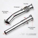 3 Inch Exhaust Turbo Downpipe for 1999-2004 Volkswagen VW MK4 Golf/Jetta/Beetle 1.8L