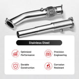 3 Inch Exhaust Turbo Downpipe for 1999-2004 Volkswagen VW MK4 Golf/Jetta/Beetle 1.8L