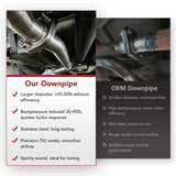 Downpipe Exhaust/Test Pipes Infiniti G35 With Gaskets And Bolts
