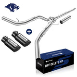 4"/5" 2011-2024 Ford 6.7 Powerstroke DPF Delete Race Pipe w/Muffler Exhaust | SPELAB