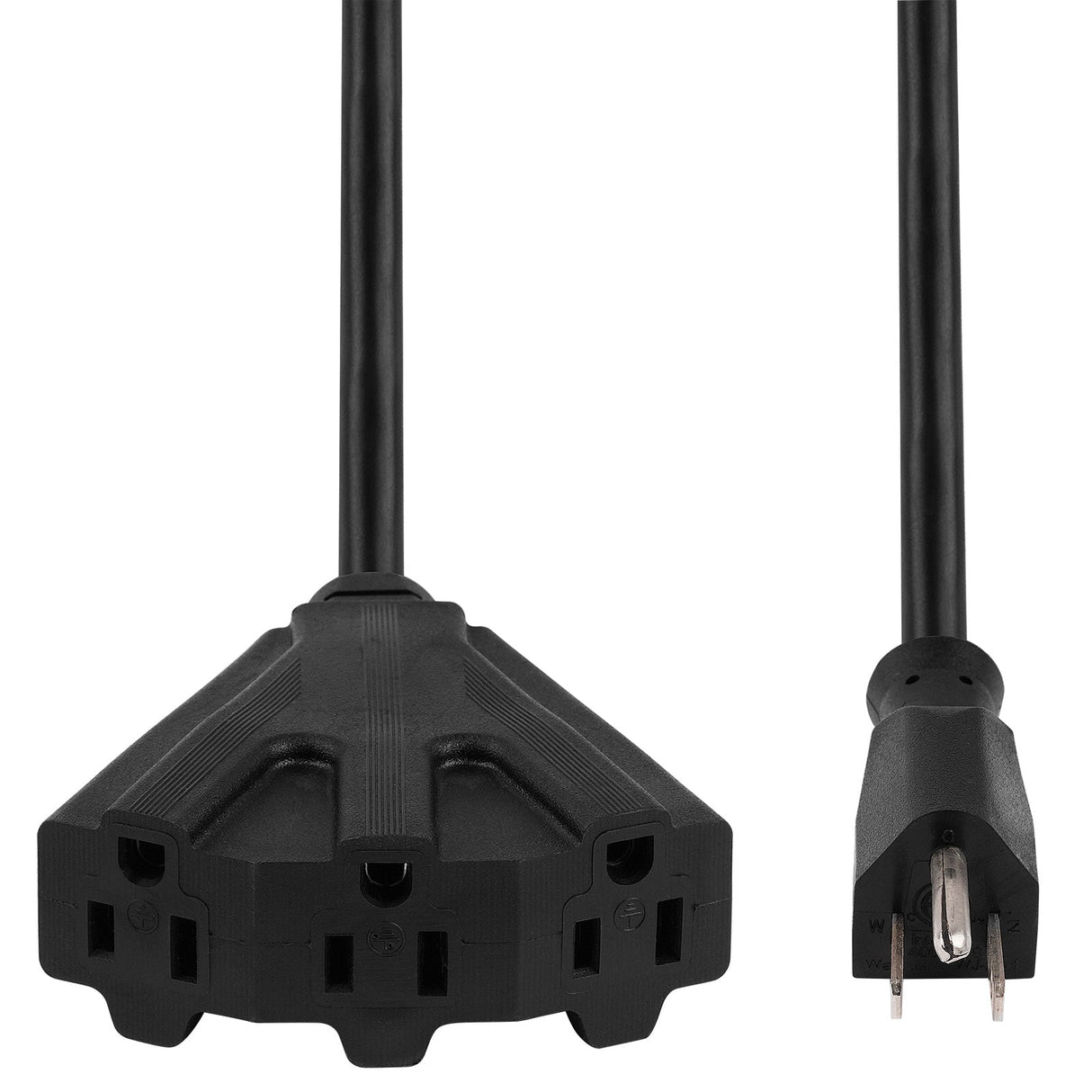 50Ft 3-Outlet Heavy Duty Extension Cord (EX-PRO312-50BLK) Audiopipe