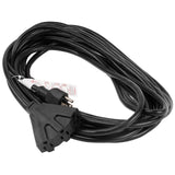 50Ft 3-Outlet Heavy Duty Extension Cord (EX-PRO312-50BLK) Audiopipe