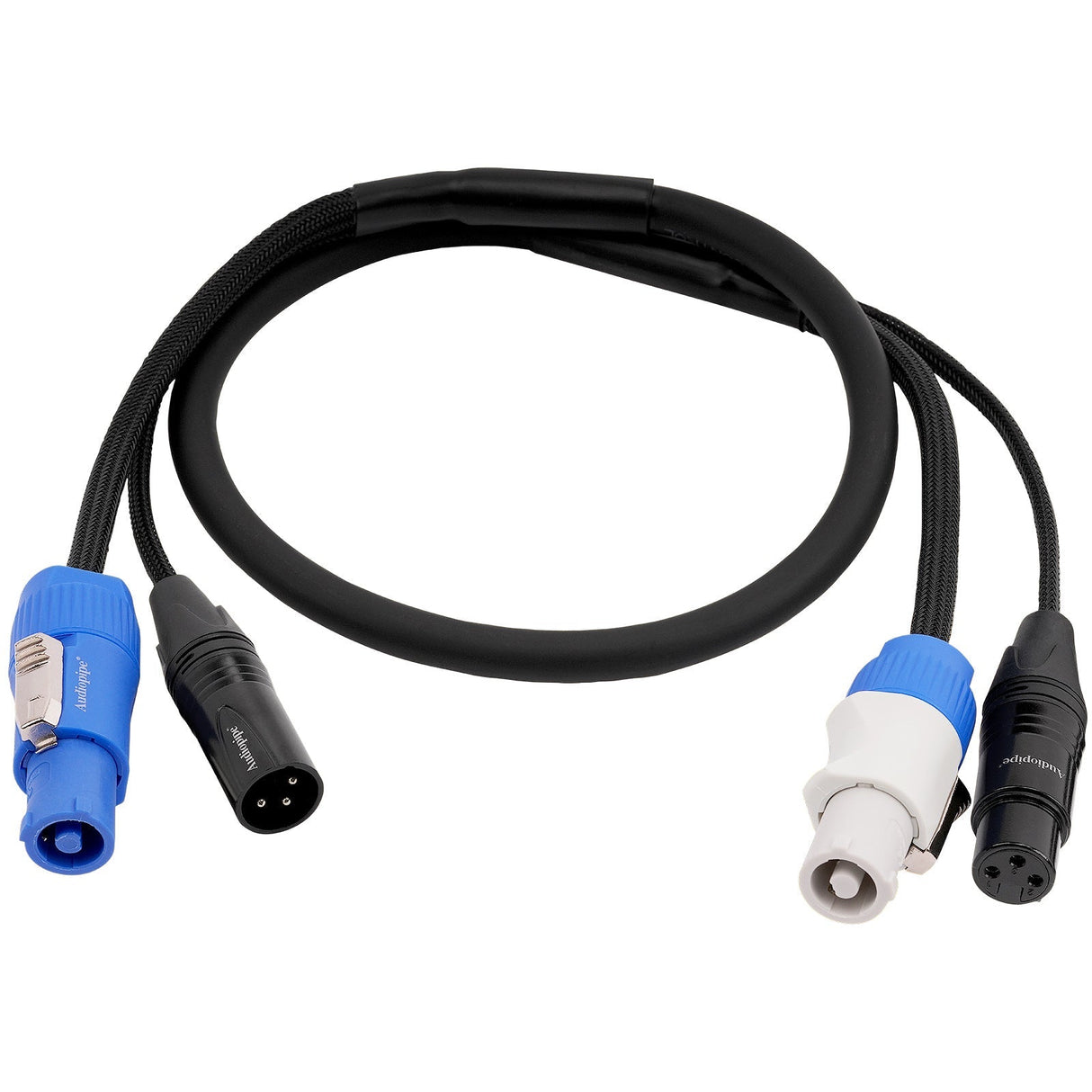 3Ft Extension Power Cable with Audio XLR Connectors (EX-PWC-AUD-3) Audiopipe