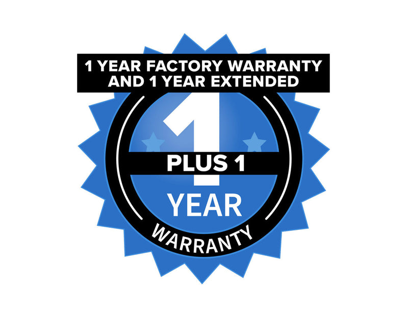 Remixx® - 1 Year Factory PLUS Extended 1 Year Warranty