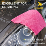 WASH&WHIPS Edgeless Microfiber Coral Fleece with Ultrasonic Edge WASH & WHIPS