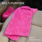 WASH&WHIPS Edgeless Microfiber Coral Fleece with Ultrasonic Edge WASH & WHIPS