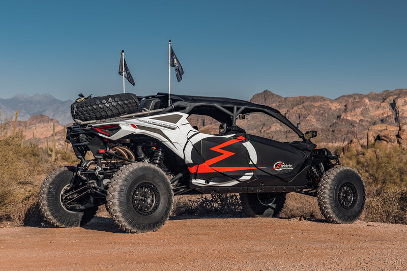2024 to Current Can-am Maverick R Volt Tire Rack for Volt Baja Box (Does not work with Mav R & Mav R X w/QS3 compression adjustment)