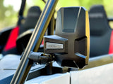 Seizmik 56-18114 Embark Side View Mirror - installed on UTV roll cage