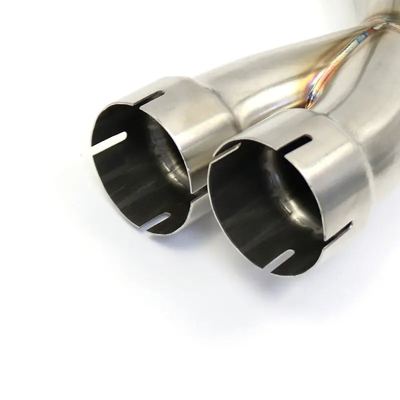 Downpipe Exhaust Y Middle Pipe Exhaust for 2006-2019 Yamaha YZF-R6 R600 Flashark