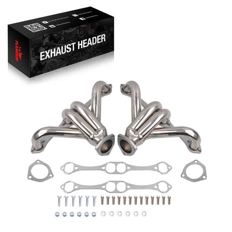 Exhaust Headers for 1955 + Chevy SBC Small Block Hugger V8 262 265 283 305 327 350 400 Flashark